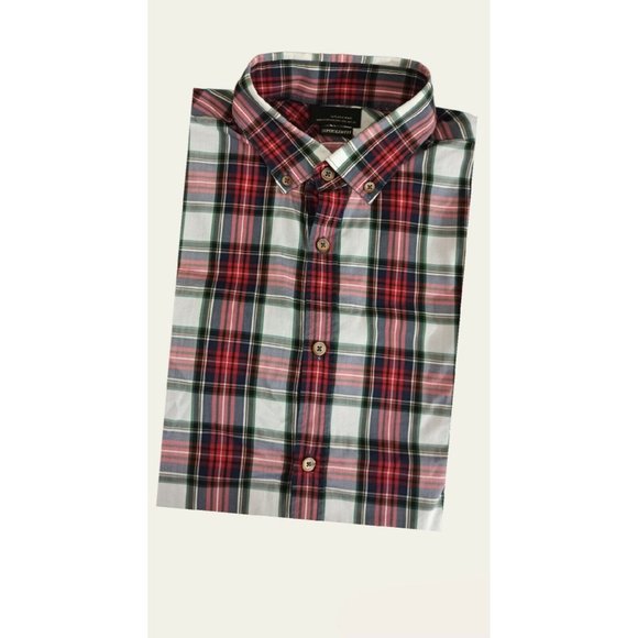 ZARA Other - ZARA BLACK TAG Mens Plaid Long Sleeve Shirt Size L Super Slim Fit EX COND